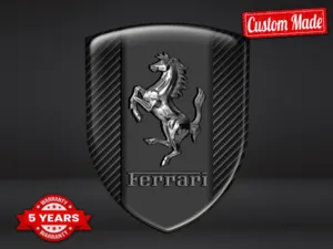 Ferrari Logosticker Robust Universal Hochwertig